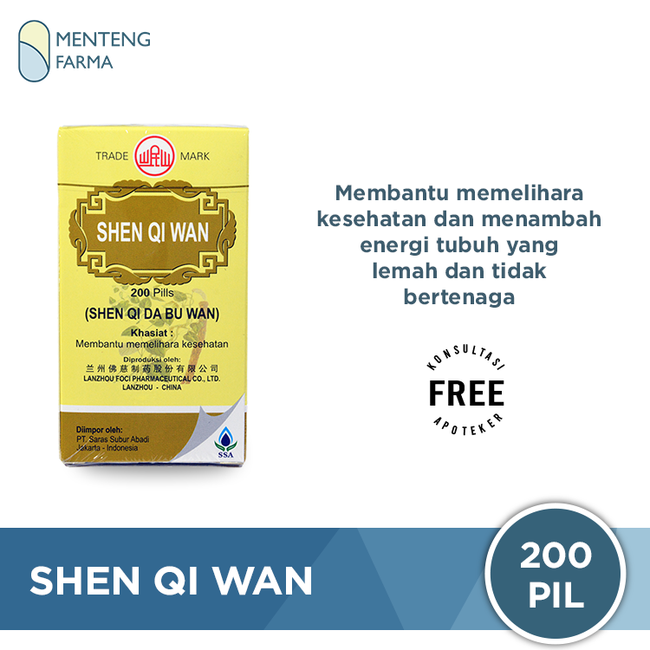 Shen Qi Wan - Obat Penambah Energi dan Stamina - Menteng Farma
