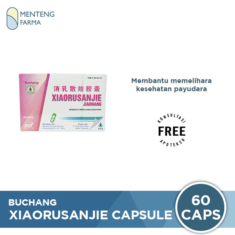 Buchang Xiaoru Sanjie Capsule - Untuk kanker payudara dan mastoplasia - Menteng Farma
