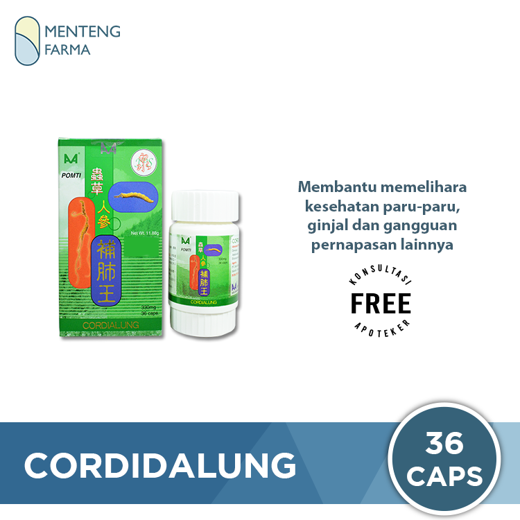 Cordialung - Obat Kesehatan Paru-Paru - Menteng Farma