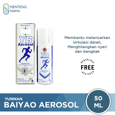 Yunnan Baiyao Aerosol 50 g - Menteng Farma