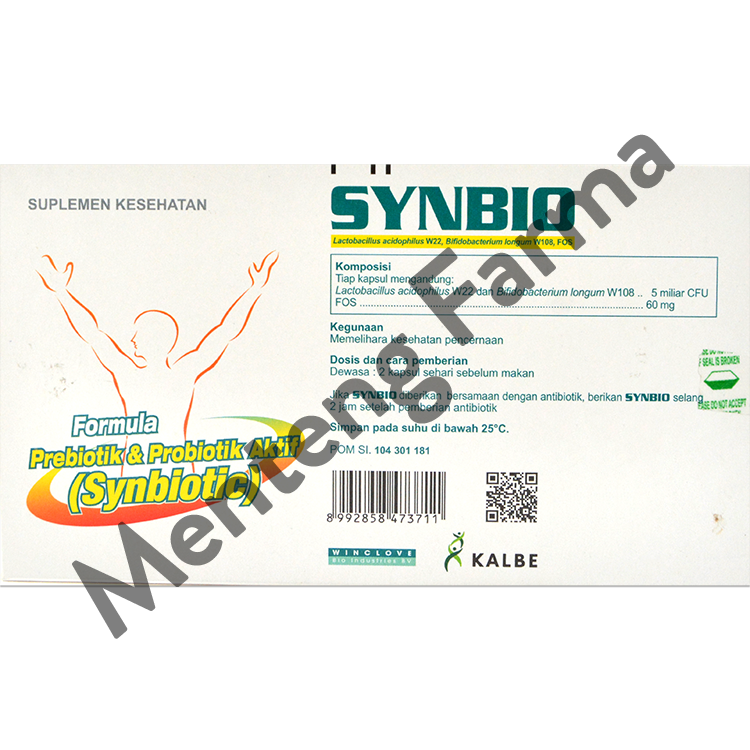 Synbio 10 Kapsul - Suplemen Kesehatan Pencernaan - Menteng Farma