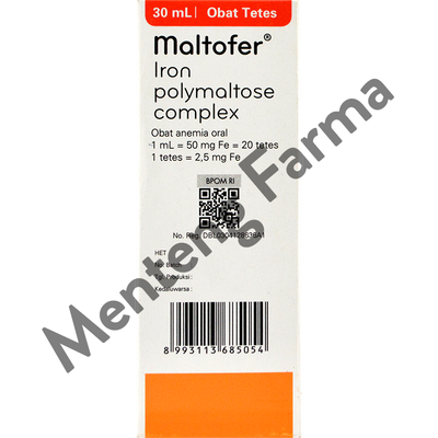 Maltofer Drops 30 mL - Vitamin Zat Besi Anak-anak Remaja dan Dewasa - Menteng Farma