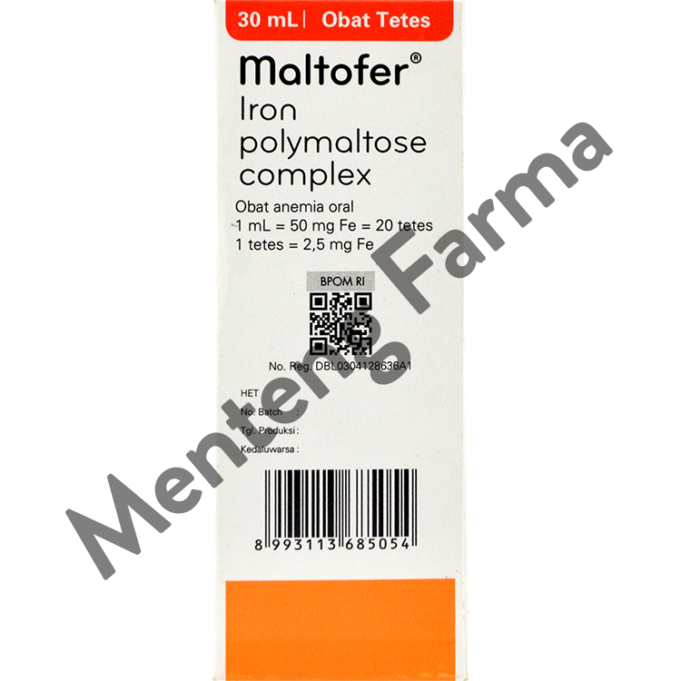 Maltofer Drops 30 mL - Vitamin Zat Besi Anak-anak Remaja dan Dewasa - Menteng Farma