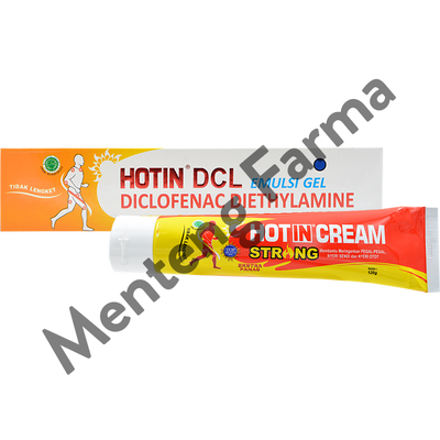 Hot In DCL Emulsi Gel 120 Gr - Gel Pereda Nyeri Sendi, Rematik, Memar - Menteng Farma