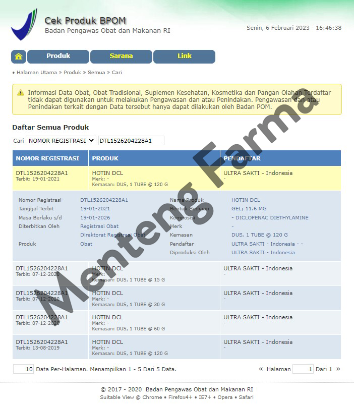 Hot In DCL Emulsi Gel 120 Gr - Gel Pereda Nyeri Sendi, Rematik, Memar - Menteng Farma