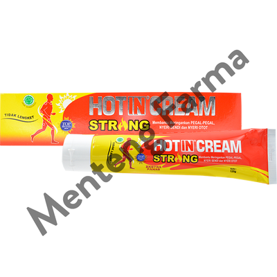 Hot In Cream Strong 120 Gr - Pereda Nyeri Otot dan Sendi Extra Panas - Menteng Farma