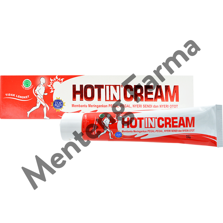 Hot In Cream 120 Gr - Pereda Nyeri Otot dan Sendi - Menteng Farma