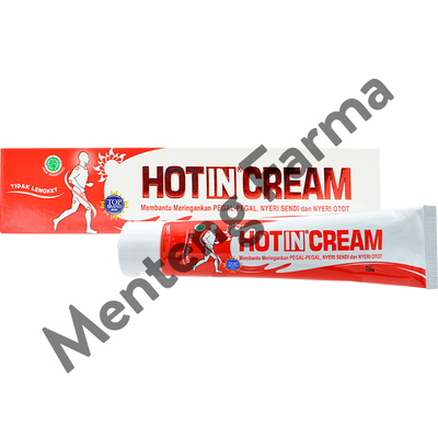 Hot In Cream 120 Gr - Pereda Nyeri Otot dan Sendi - Menteng Farma