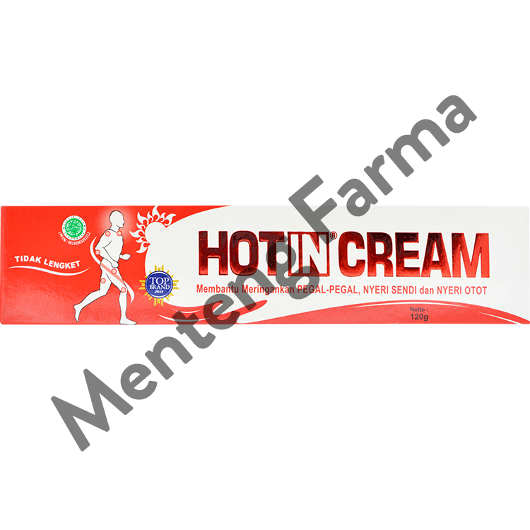 Hot In Cream 120 Gr - Pereda Nyeri Otot dan Sendi - Menteng Farma