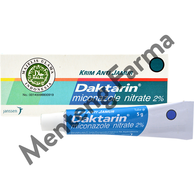 Daktarin Cream 5 g - Krim Anti Jamur Kulit - Menteng Farma