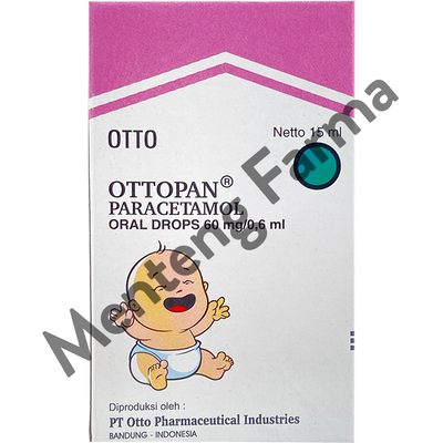 Ottopan Drops 15 ml - Obat Demam Anak - Menteng Farma