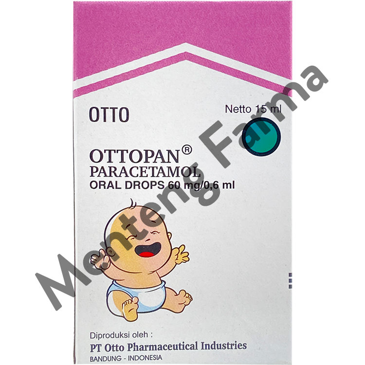 Ottopan Drops 15 ml - Obat Demam Anak - Menteng Farma