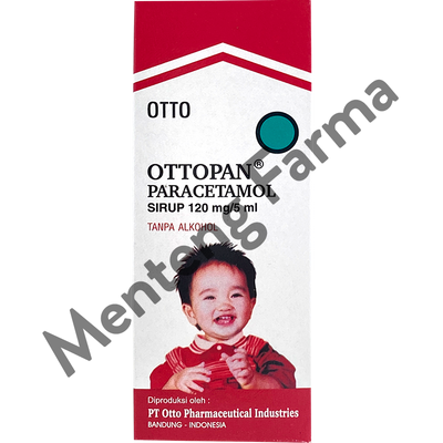 Ottopan Sirup 60 ml - Obat Demam dan Nyeri Ringan Anak - Menteng Farma