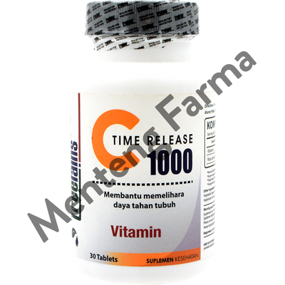 Treelains C 1000 Time Release 30 Tablet - Vitamin Daya Tahan Tubuh - Menteng Farma