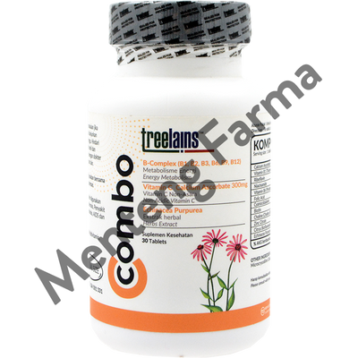 Treelains C-Combo 30 Tablet - Suplemen Antioksidan Daya Tahan Tubuh - Menteng Farma