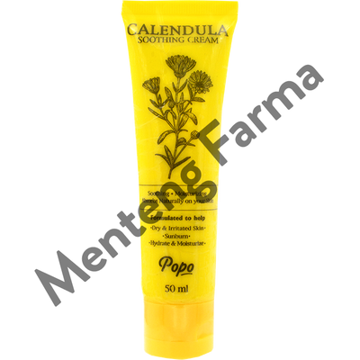 Popo Calendula Soothing Cream 50 mL - Krim Eczema Eksim Kulit Kering - Menteng Farma