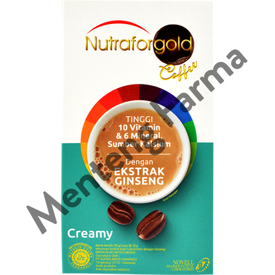 Nutrafor Gold Coffee Creamy - Kopi Ekstrak Ginseng - Menteng Farma