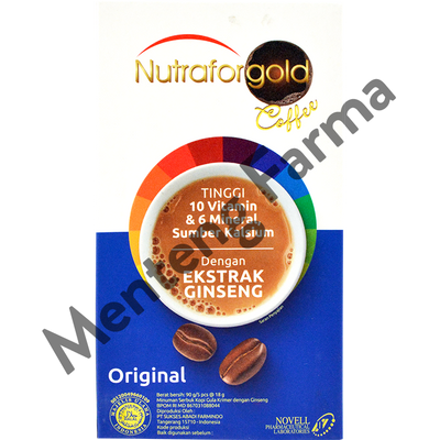 Nutrafor Gold Coffee Original - Kopi Esktrak Ginseng - Menteng Farma