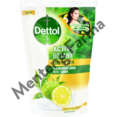 Dettol Sabun Mandi Cair Activ-Botany Green Tea Bergamot 370 Gr - Menteng Farma