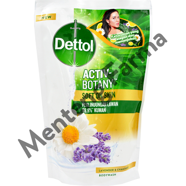Dettol Sabun Mandi Cair Activ-Botany Lavender Chamomile 370 Gr - Menteng Farma