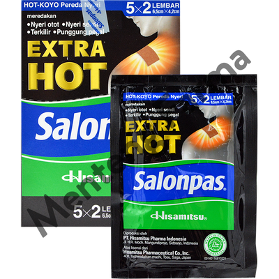 Salonpas Extra HOT - Koyo Pereda Nyeri Otot, Sendi, dan Terkilir - Menteng Farma