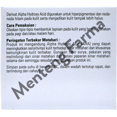 Glycore 10% Cream 10 g - Menyamarkan Kulit Gelap dan Flek Hitam - Menteng Farma