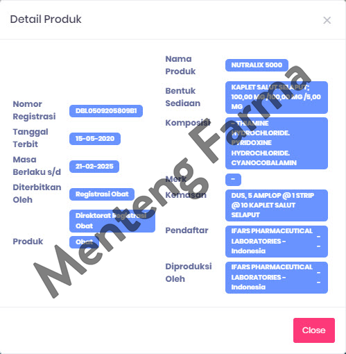 Nutralix 5000 10 Kaplet - Meningkatkan Vitamin B - Menteng Farma