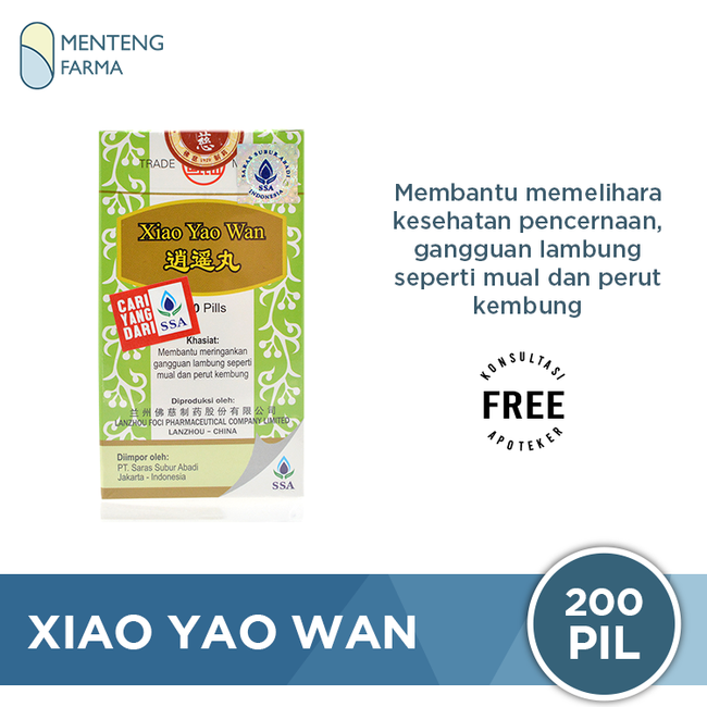 Xiao Yao Wan - Obat Penambah Darah dan Pelancar Haid - Menteng Farma