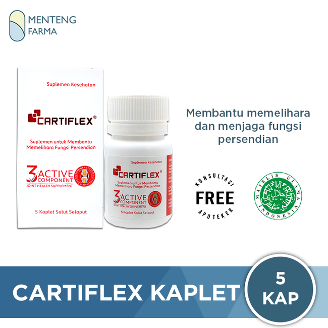 Cartiflex 5 Tablet - Suplemen Kesehatan Sendi - Menteng Farma