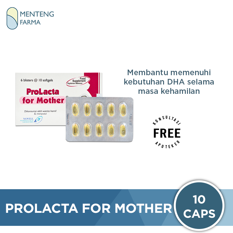 Prolacta for Mother 10 Kapsul - Suplemen Untuk Kesehatan Ibu Hamil – Apotek