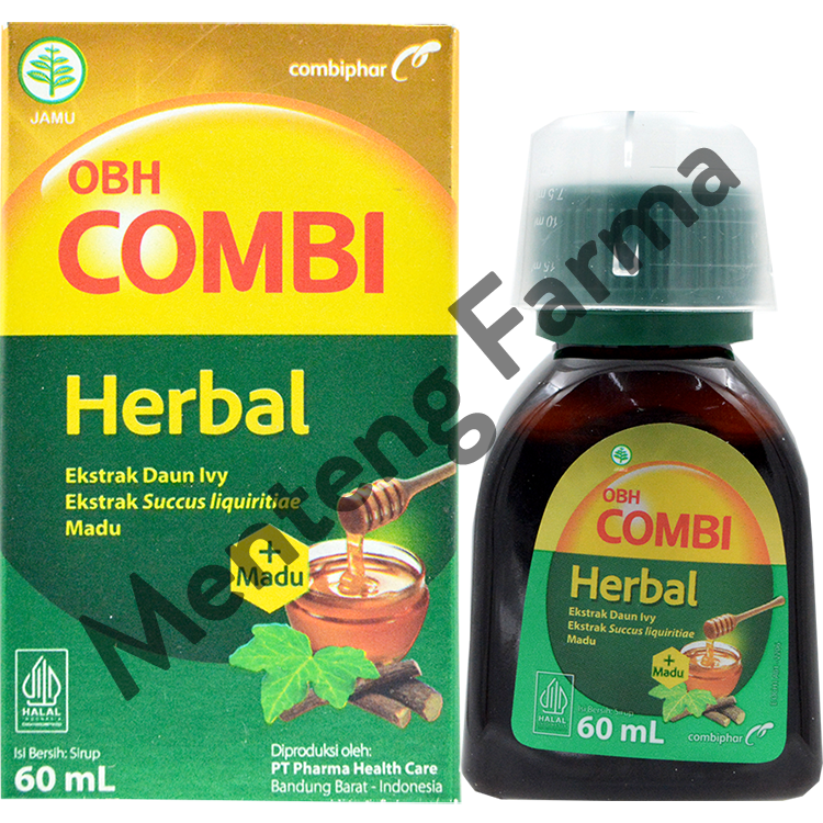 OBH Combi Herbal 60 mL - Obat Batuk Herbal - Menteng Farma