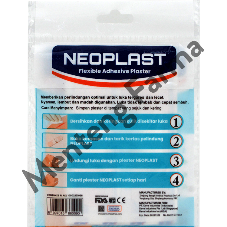 Neoplast Mediguard 10 Lembar - Plester Luka - Menteng Farma