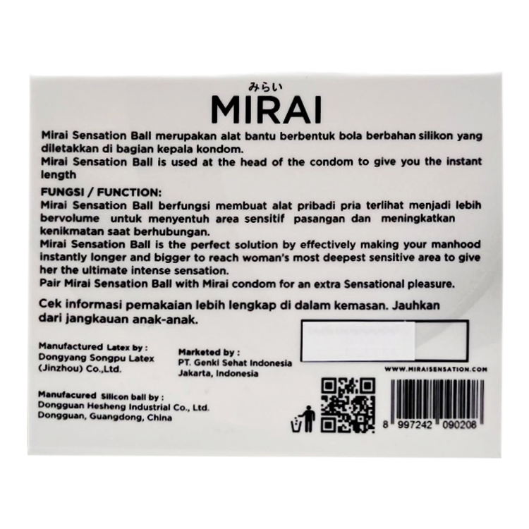 Mirai Ball 001 Condom - Menteng Farma