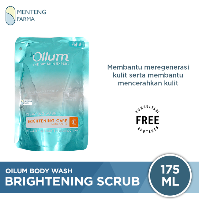 Oilum Brightening Care Cleansing Wash 175 mL - Sabun Cair Colagen - Menteng Farma