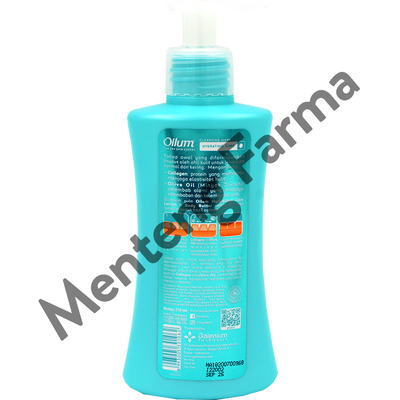 Oilum Hydrating Care Cleansing Wash 210 mL - Sabun Cair Colagen - Menteng Farma