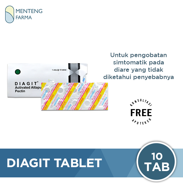 Diagit 10 Tablet - Obat Diare - Menteng Farma