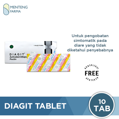 Diagit 10 Tablet - Obat Diare - Menteng Farma