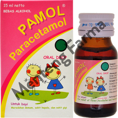 Pamol Drop 15 mL - Obat Demam, Nyeri dan Sakit Kepala - Menteng Farma