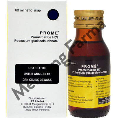 Prome Sirup 60 mL - Obat Batuk Alergi - Menteng Farma