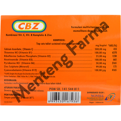 C2FIT 4 Tablet - Suplemen Vitamin C - Menteng Farma