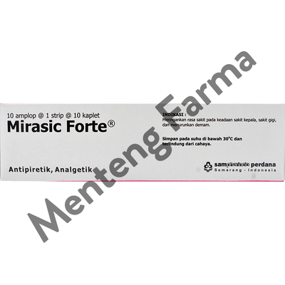 Mirasic Forte 650 mg 10 Tablet - Obat Nyeri dan Demam - Menteng Farma