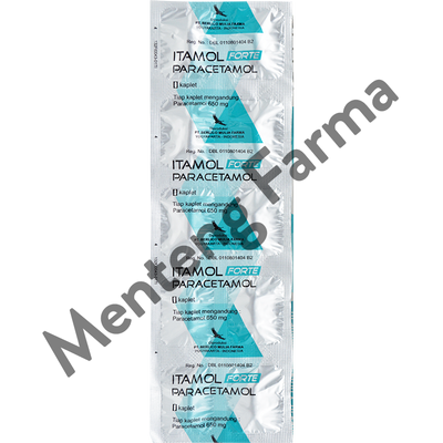 Itamol Forte 650 mg 10 Kaplet - Obat Nyeri dan Demam - Menteng Farma