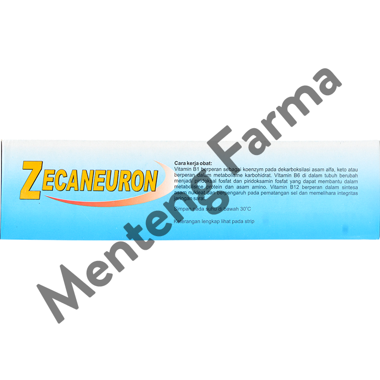 Zecaneuron 10 Kaplet - Vitamin B1 B6 B12 - Menteng Farma