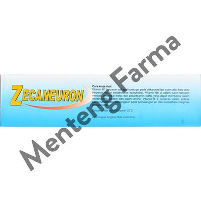 Zecaneuron 10 Kaplet - Vitamin B1 B6 B12 - Menteng Farma