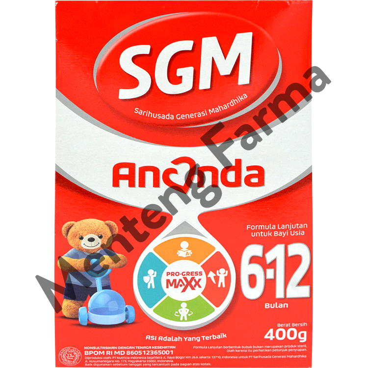 SGM Ananda 2 (6 - 12 Bulan) Formula Bayi Bubuk 400 Gram - Menteng Farma