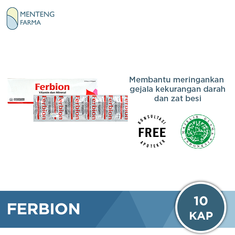Ferbion 10 Kapsul - Mencegah Anemia – Apotek