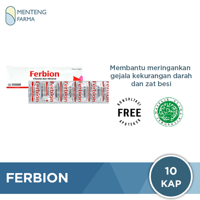 Ferbion 10 Kapsul - Mencegah Anemia - Menteng Farma