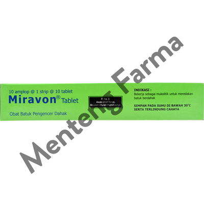 Miravon 10 Tablet - Untuk Batuk Berdahak - Menteng Farma