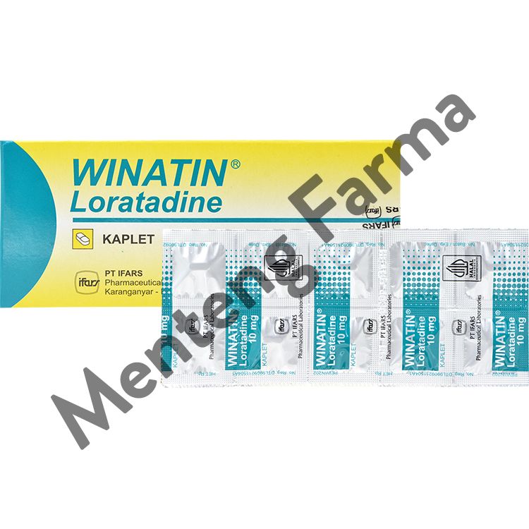 Winatin 10 Kaplet - Obat Alergi Rinitis - Menteng Farma